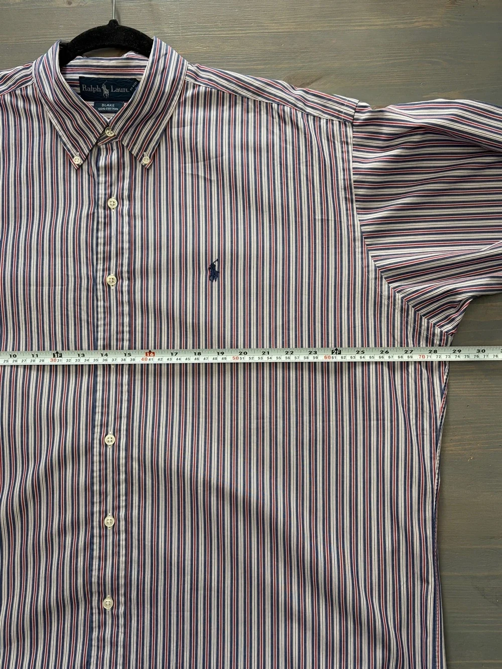Polo Ralph Lauren Men’s XL Shirt Blake Fit Striped Cotton